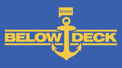The Below Deck logo overlaid onto a blue background.