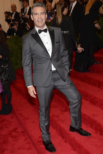Andy Cohen in formalwear at the 2013 Met Gala.