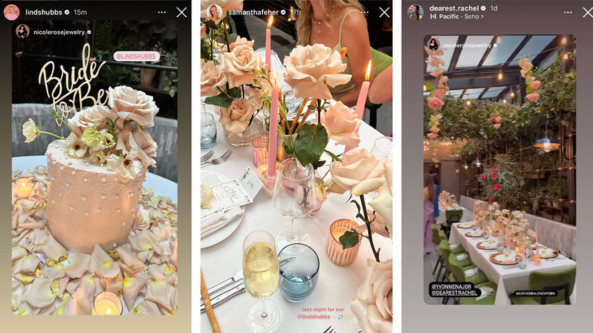 A series of images from Lindsay Hubbard’s bridal shower in New York City.