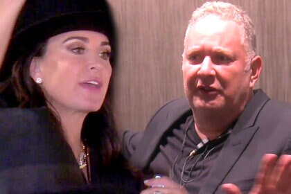 Kyle Richards and Paul "PK" Kemsley in The Real Housewives of Beverly Hills Season 9