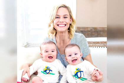 Meghan King Edmonds with Twin Sons Hart and Hayes