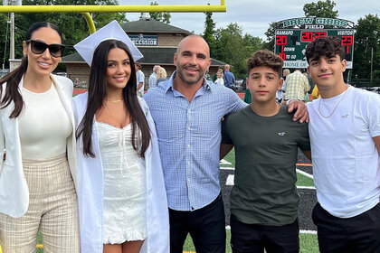 Melissa Gorga, Antonia Gorga, and Joe Gorga are seen at Antonia’s high school graduation.