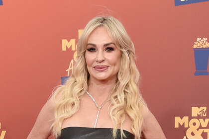 Taylor Armstrong on the red carpet for the 2022 MTV movie awards.