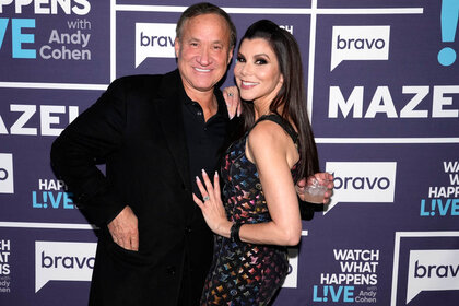 Heather and Terry Dubrow at Watch What Happens Live.