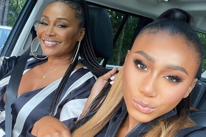(L-R) Cynthia Bailey and daughter Noelle Robinson from The Real Housewives of Atlanta