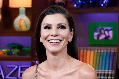 Heather smiling at the WWHL clubhouse.