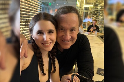 Terry Dubrow and his daughter Max Dubrow out at a restaurant together.