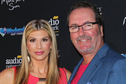 Alexis Bellino and Jim Bellino on the arrivals carpet for the Reality TV Awards.