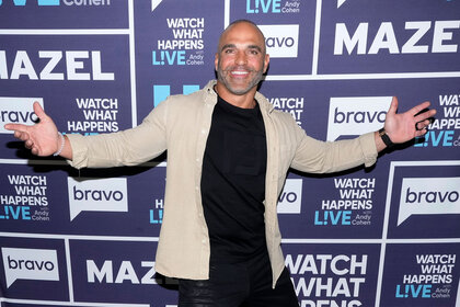 Joe Gorga on the Watch What Happens Live step and repeat in NYC.