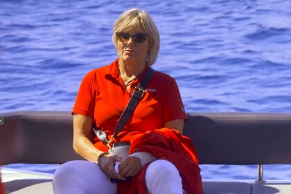 Captain Sandy Yawn has a hurt wrist while filming Below Deck Mediterranean.