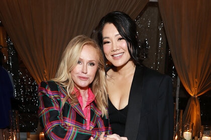 Kathy Hilton and Crystal Minkoff together at Instagram's "Chaos Dinner"