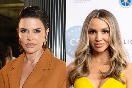 A split of Lisa Rinna and Scheana Shay