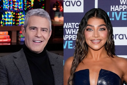 A split of Andy Cohen and Gia Giudice.