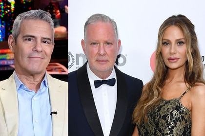 Split of Andy Cohen at WWHL and PK Kemsley and Dorit Kemsley on a red carpet together