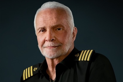 Captain Lee poses for Deadly Waters with Captain Lee