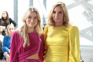 Sonja Morgan and Quincy Morgan pose for a photo together