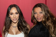 Melissa Gorga and Dolores Catania the 'Sinatra Meets The Real Husbands of New Jersey' event