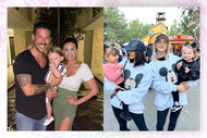 Split of Jax Taylor, Brittany Cartwright, and their son Cruz Cauchi out together, and Scheana Shay, Summer Moon, Lala Kent, and Ocean Emmett at Disneyland