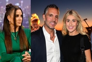 Split of Kyle Richards at the RHOBH reunion and Mauricio Umansky with Emma Slater at an event together