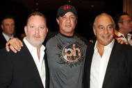 Paul Kemsley, Sylvester Stallone and Sir Philip Green at Planet Hollywood Resort & Casino