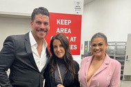 Jax Taylor, Brittany Cartwright, and Lori Krebs smiling and posing together.