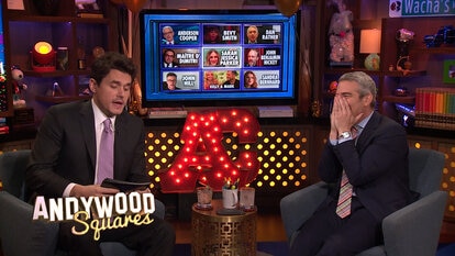 Andy Cohen & John Mayer Play Andywood Squares!
