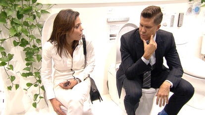 Bethenny Frankel Learns Why a Wall Hung Toilet is VIP