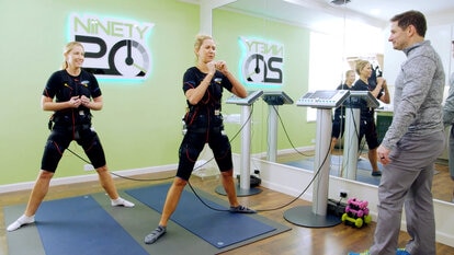Stephanie Hollman and Kameron Westcott Have an Interesting Way of Working Out