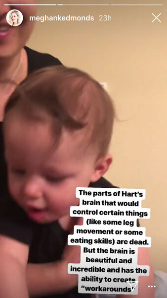 Meghan King Edmonds' Son Hart at the Chiropractor