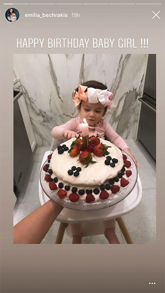Ryan Serhant Amilia Daughter Birthday Cake 1