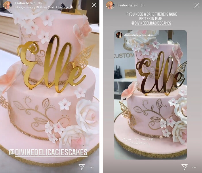 Lisa Hochstein Daughter Birthday Cake 1