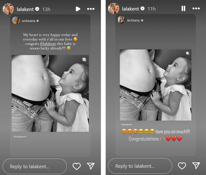 A split of reactions to Lala Kent's 2nd pregnancy announcement.