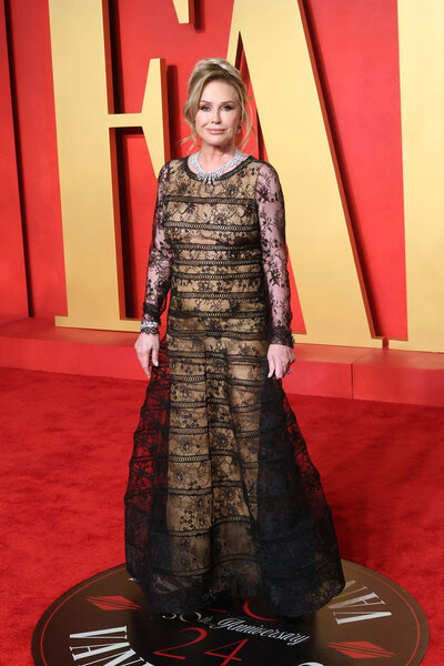Full length of Kathy Hilton at the Vanity Fair Oscar's Party
