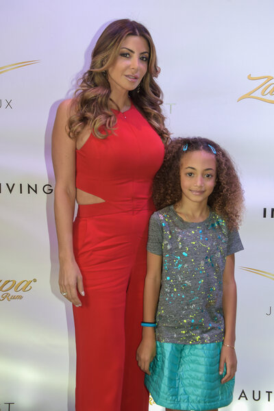 Larsa Pippen and daughter Sophia Pippen attend Haute Living & Adrien Brody Cover Release Party