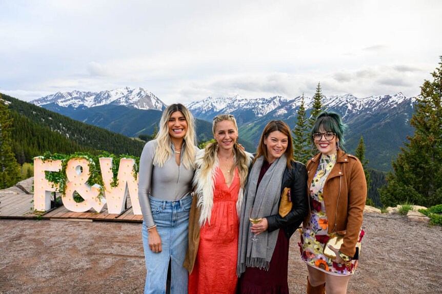 Gail Simmons and Guests at the 40th anniversary of the FOOD & WINE Classic in Aspen, Colorado.