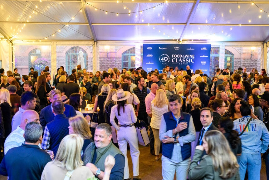 Views of a party at the at the 40th anniversary of the FOOD & WINE Classic in Aspen