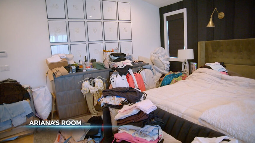 Ariana Madix's bedroom in her home.