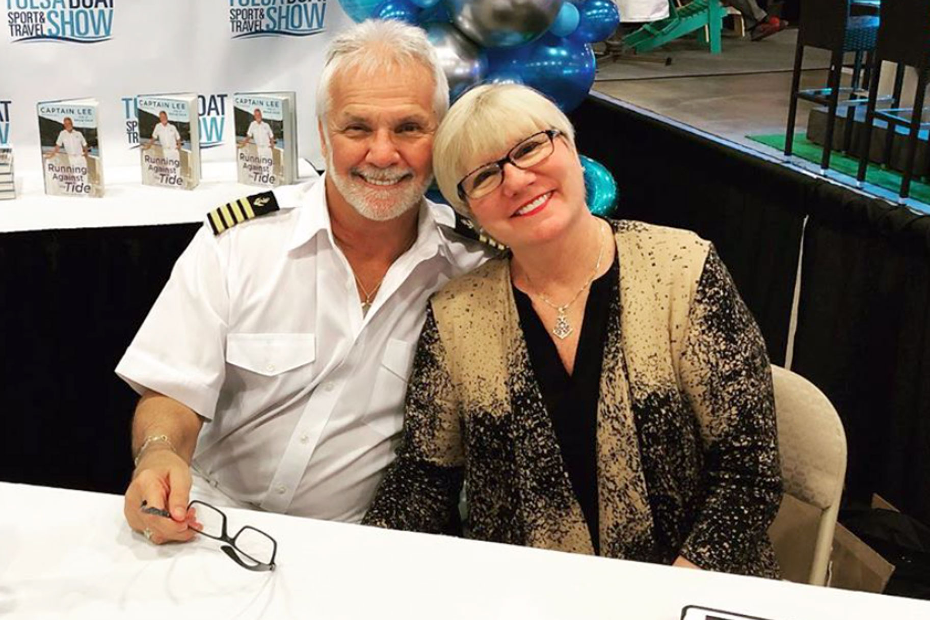 Captain Lee Rosbach and Wife Mary Anne in Matching Outfits | Style & Living
