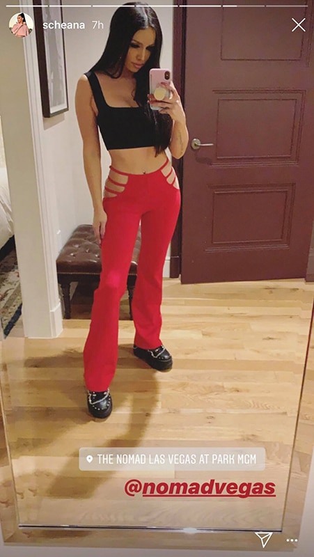 Scheana Shay Cut Out Pants 1
