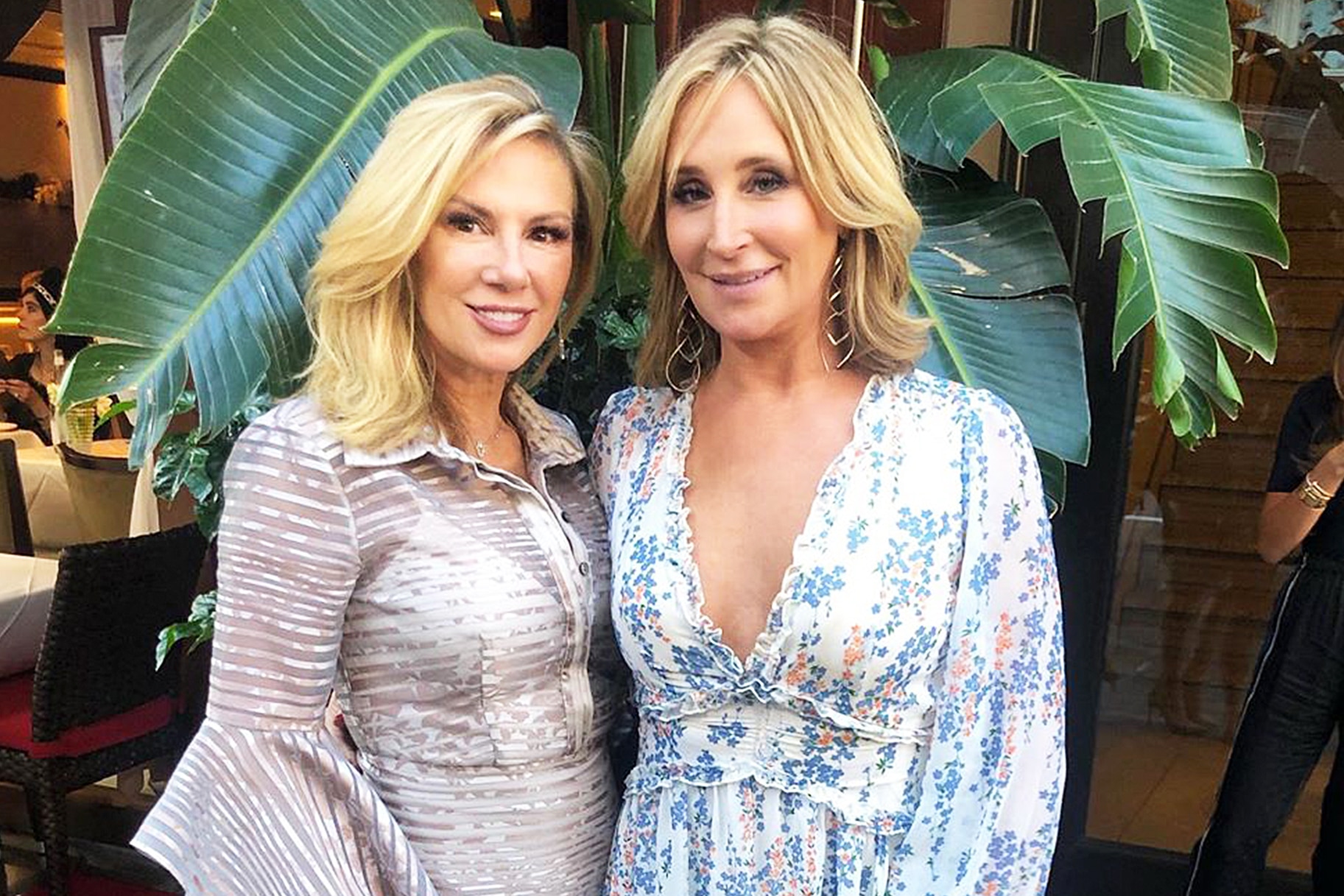Ramona Singer, Sonja Morgan Party in Lingerie Girls Night Style and Living