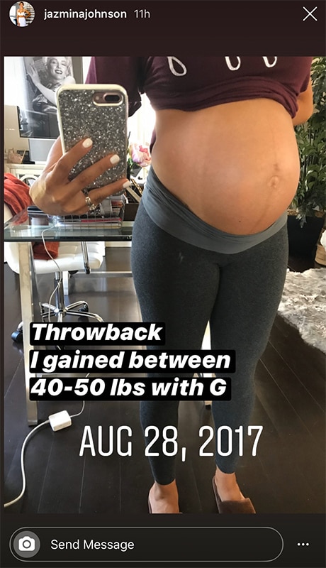 Jazmin Johnson Pregnancy Throwback 1