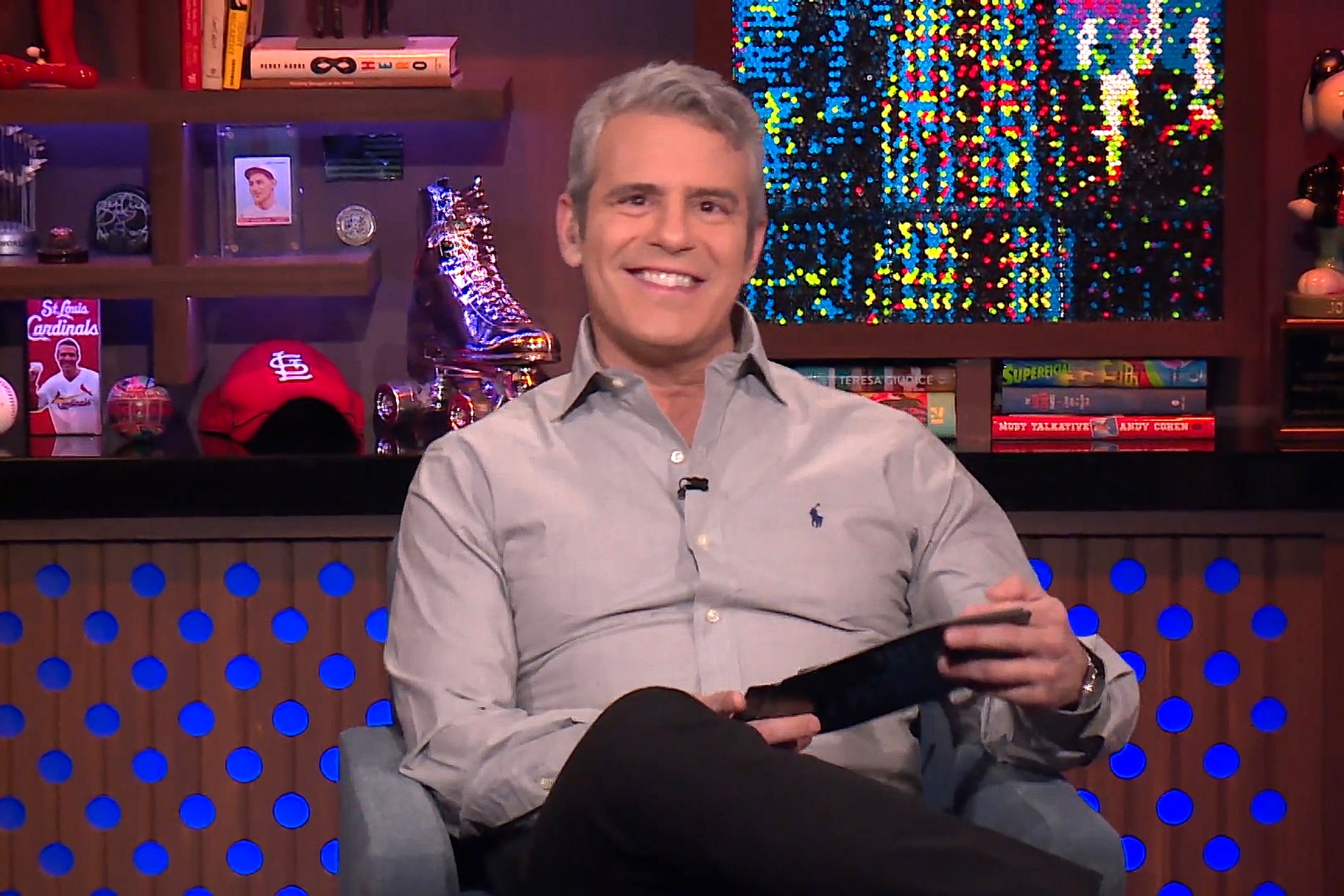 Andy Cohen Rhod Snake Painting
