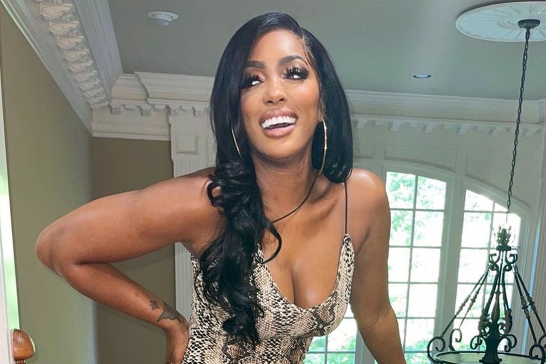 Porsha Williams Sizzles in a Sexy Cut-Out Monokini Bravo TV Official Site.