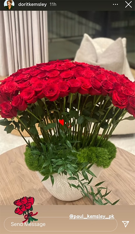 Style Living Ig Rhobh Dorit Kemsley Pk Valentines Flowers 1