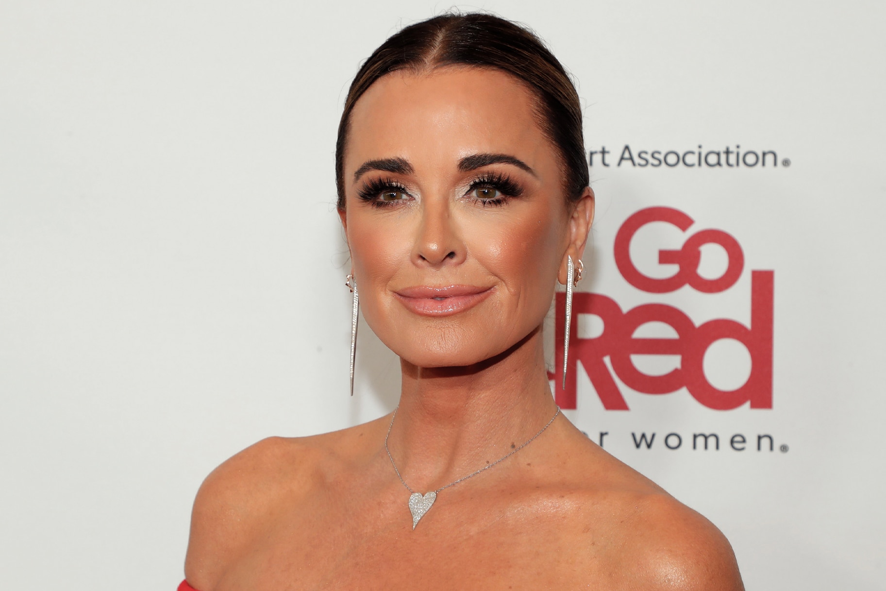 Style Living Rhobh Kyle Richards Heart Necklace