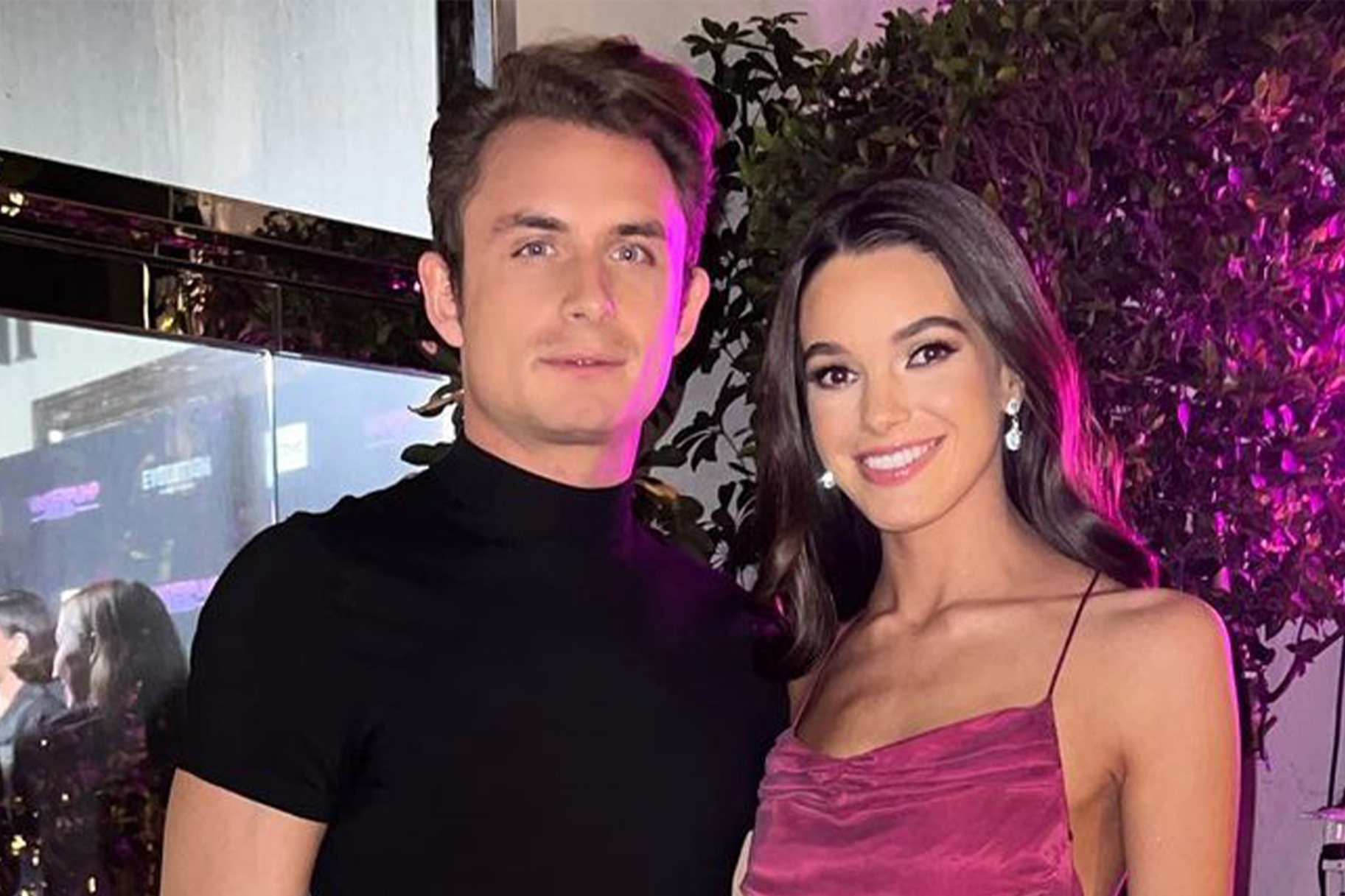James Kennedy and Ally Lewber at an event.