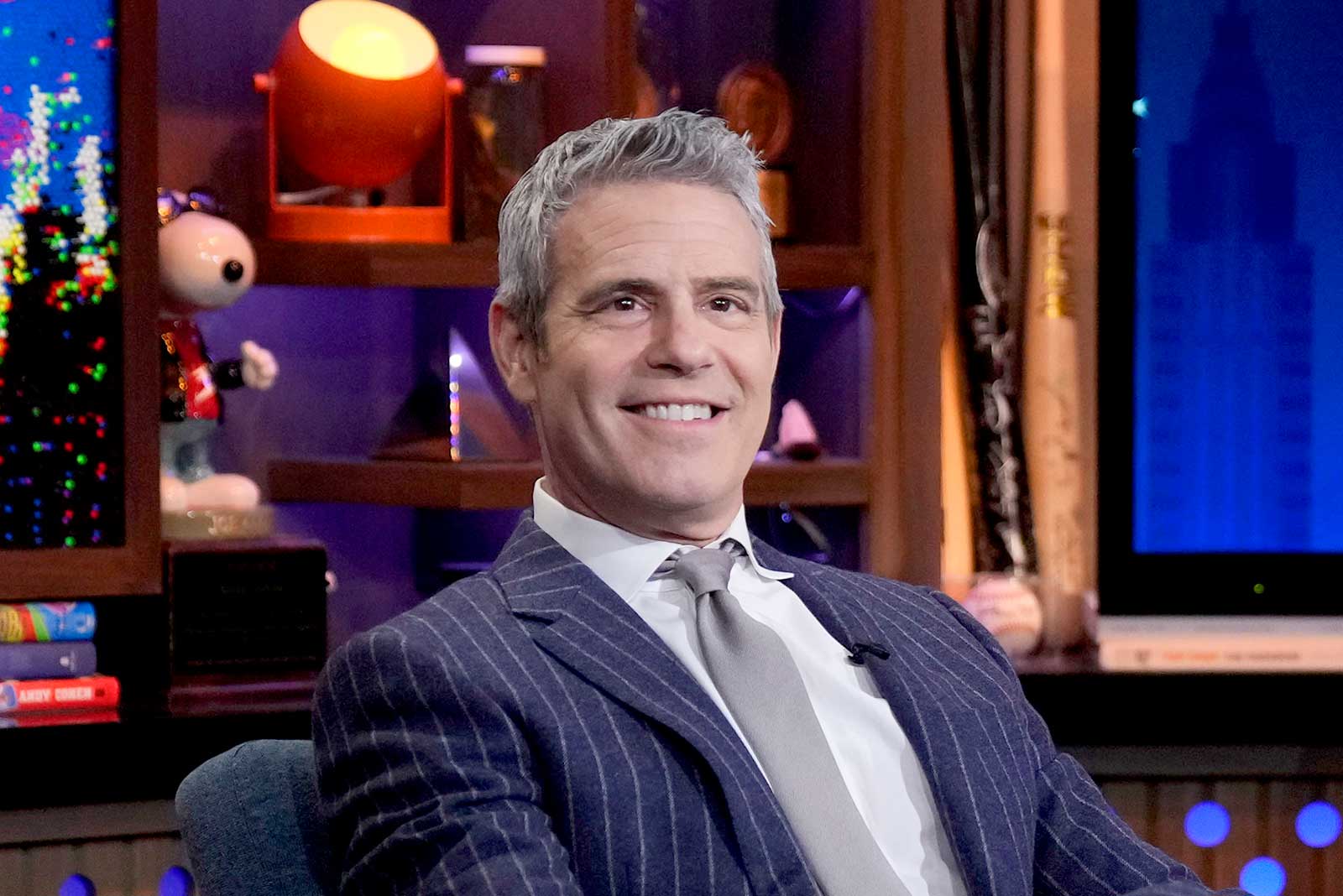 Andy Cohen at the Watch What Happens Live Clubhouse