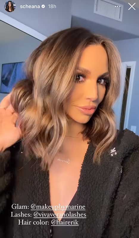 Scheana Shay with a lighter hair color.