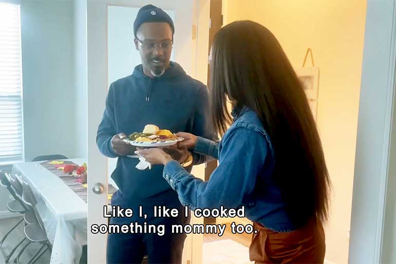 A Thanksgiving scene from Real Housewives of Atlanta Season 15 Episode 10