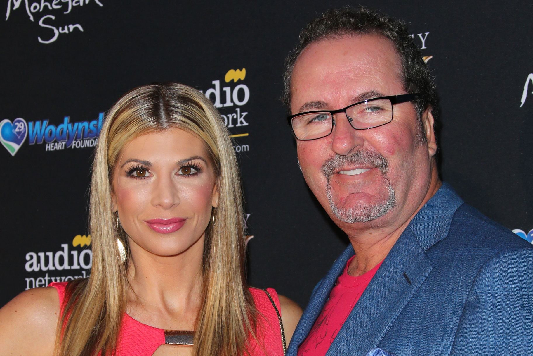 Alexis Bellino and Jim Bellino on the arrivals carpet for the Reality TV Awards.